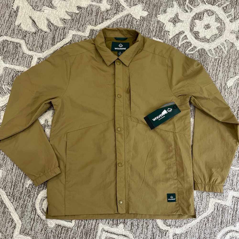 Wolverine outdoor Work Windbreaker Jacket lightweight NWT small